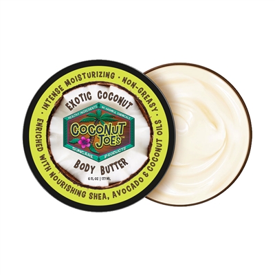 EXOTIC COCONUT BODY BUTTER-6OZ.
